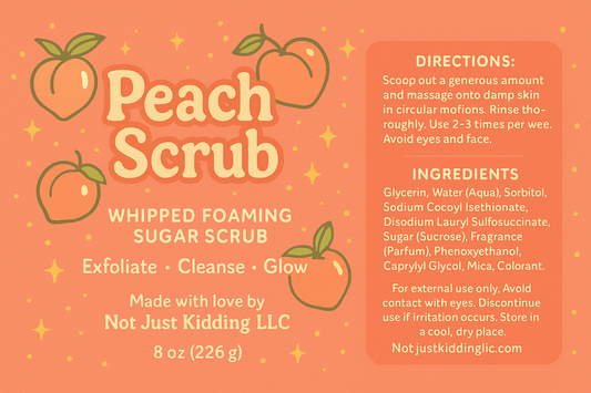 Peach Sugar Scrub